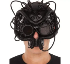 Maschera Steampunk nera