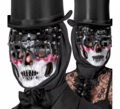 Maschera teschio con punte
