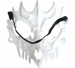 Maschera Teschio Cornuto in Pvc