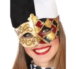 Maschera veneziana con rombi