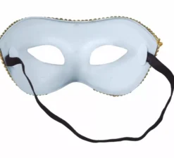 Maschera veneziana in bianco e nero