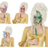 Maschera veneziana in 4 colori assortiti