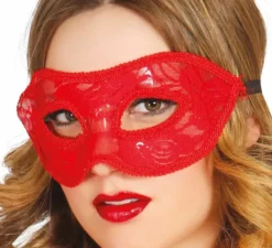 Maschera vintage rossa