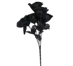Mazzo di rose nere 35 cm
