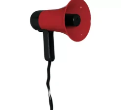 Megafono multifunzione rosso da 20 cm