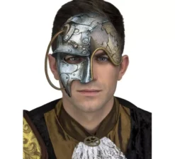 Mezza maschera steampunk con cavo