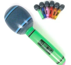Microfono gonfiabile da 35 cm in colori assortiti