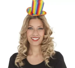 Mini cappello con cerchietto Arcobaleno