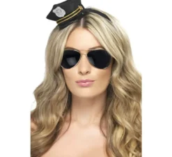 Mini cappello della polizia con distintivo