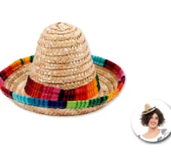 Mini cappello messicano multicolore