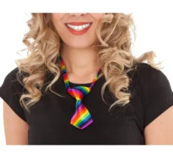 Mini cravatta Arcobaleno da 10 cm
