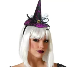 Mini fascia per cappello da strega viola