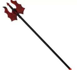 Mini giocattolo tridente nero e rosso 56 cm