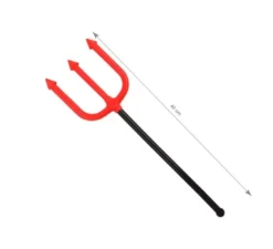 Mini tridente rosso da 40 cm