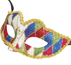 Multicolor maschera Arlequin