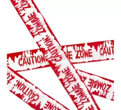 Nastro di avvertimento di attenzione: zona zombi 7,2 m