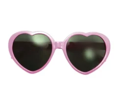 Occhiali cuore rosa