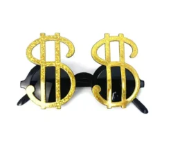 Occhiali da dollaro d'oro