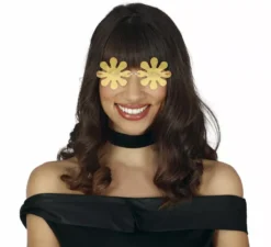 Occhiali da fiore gialli per adulti