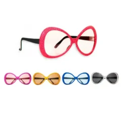 Occhiali Fly con glitter colori assortiti