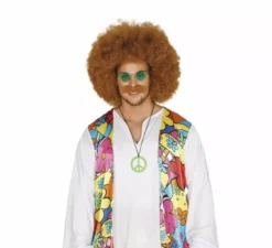 Occhiali Hippie circolari in vari colori per adulti