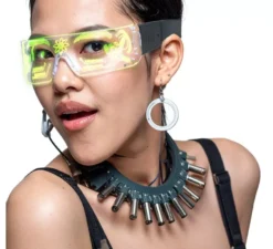 Occhiali LED futuristici