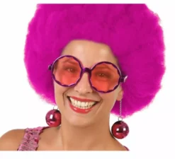 Occhiali rotondi con palla da discoteca in 6 colori