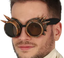 Occhiali Steampunk Spikes classici per adulti
