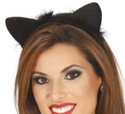 Orecchie nere di gattino