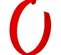 Orecchini a cerchio neon in vari colori