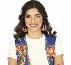 Orecchini hippie multicolori
