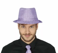 Paillettes cappello gangster in vari colori