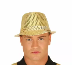 Paillettes cappello gangster in vari colori