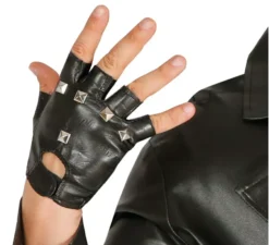 Paio di guanti sado o punk e biker