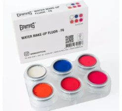 Palette trucco a base acqua 6 colori Fluoruro
