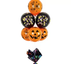 Palloncini di Halloween con supporto, 7 pezzi