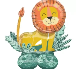 Palloncino foil gigante Wild Lion Airloonz 114x109 cm