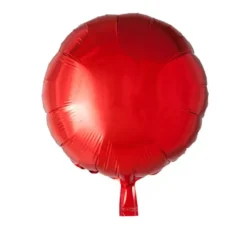 Palloncino in alluminio rotondo rosso da 18"