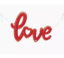 Palloncino in foil metallizzato Love 119 cm
