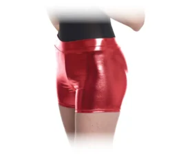 Pantaloncini rosso scuro per donna