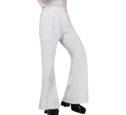 Pantaloni da discoteca bianchi da uomo