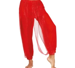 Pantaloni rossi di danza del ventre