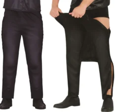 Pantaloni spogliarellista neri per adulti