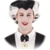 Parrucca bianca e nera da vampiro