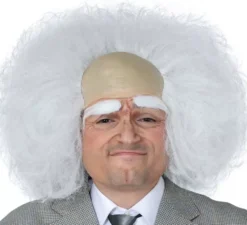 Parrucca con calvo bianco