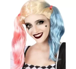 Parrucca da clown con codine