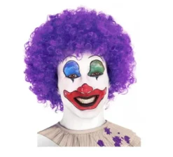 Parrucca da Clown 120 g in diversi colori