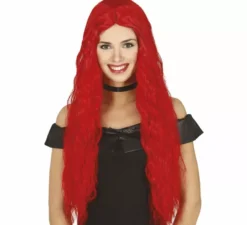 Parrucca di capelli lunghi ondulati in vari colori