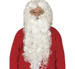 Parrucca e barba di santa noel extra
