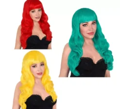 Parrucca lunga di bellezza in vari colori per adulti